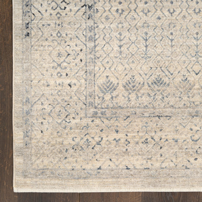 Nourison Home Sultana  Ivory Blue  Traditional