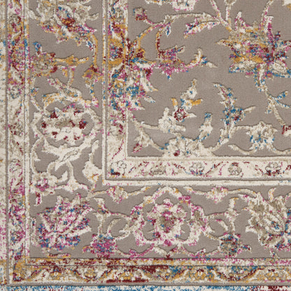 Nourison Home Melody  Grey Multicolor  Traditional