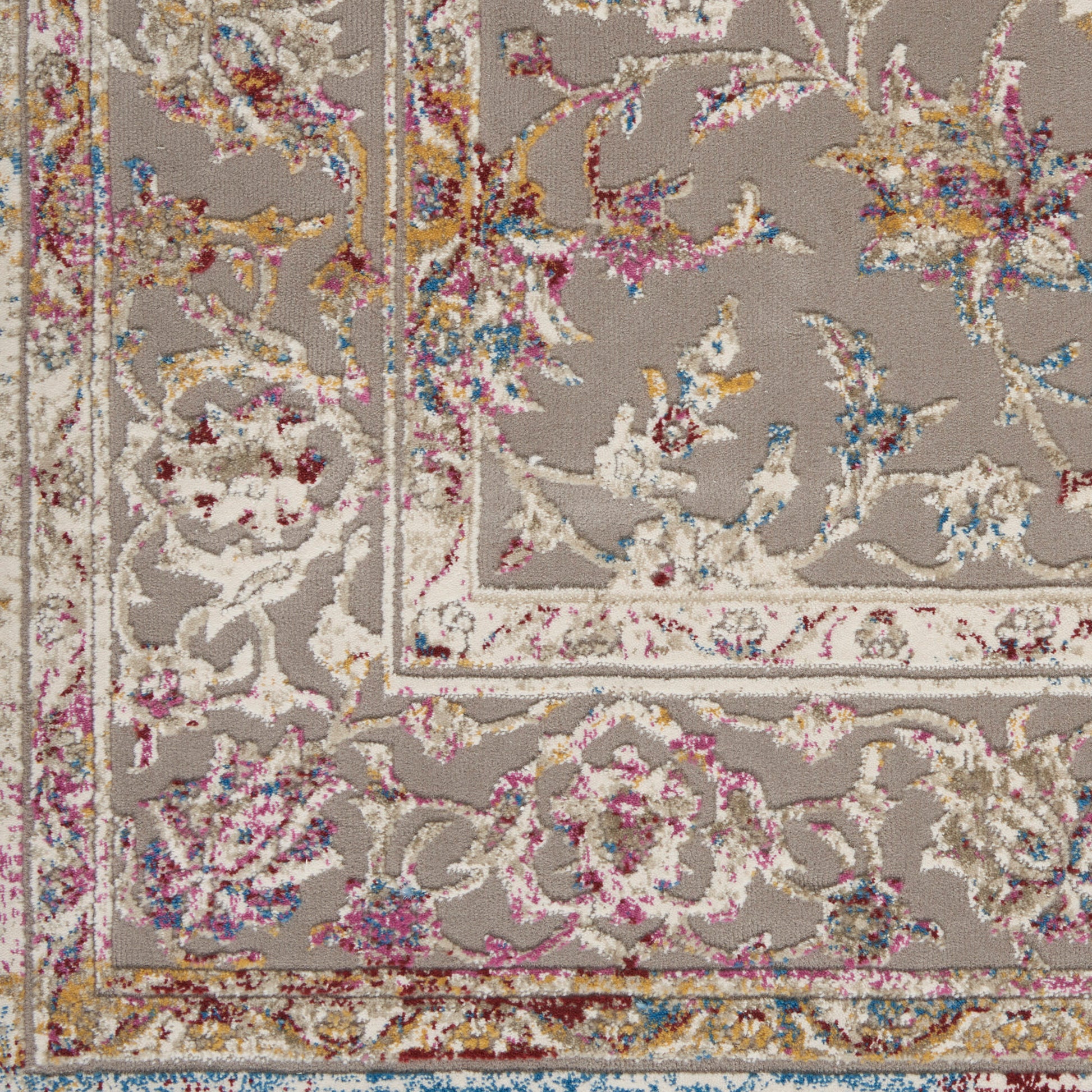 Nourison Home Melody  Grey Multi  Traditional