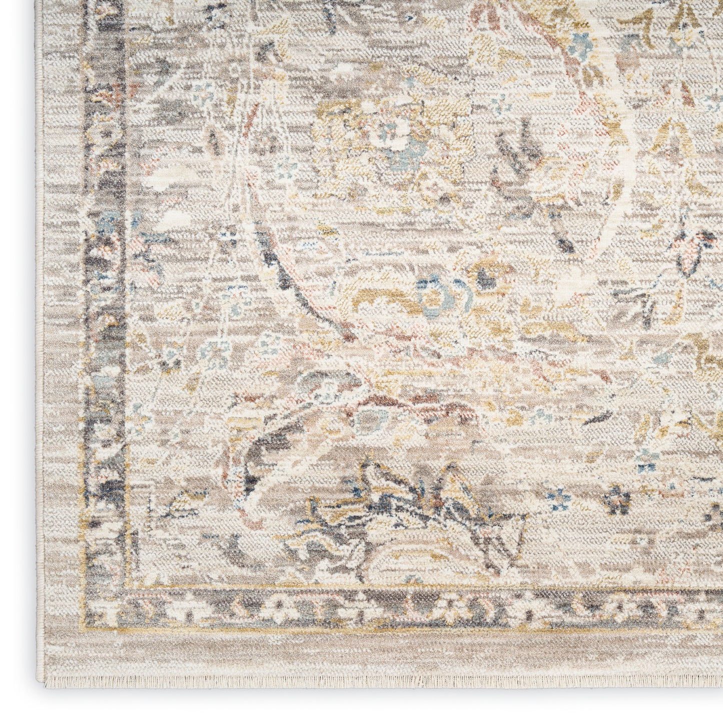 Nourison Home Antique Fusion  Light Grey  Traditional