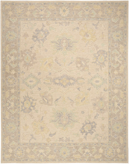 Nourison Home Maison MSO04 Ivory Taupe Traditional Hand Tufted Rug