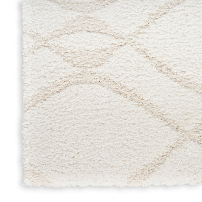 Nourison Home Modern Shag  Ivory Beige  Contemporary