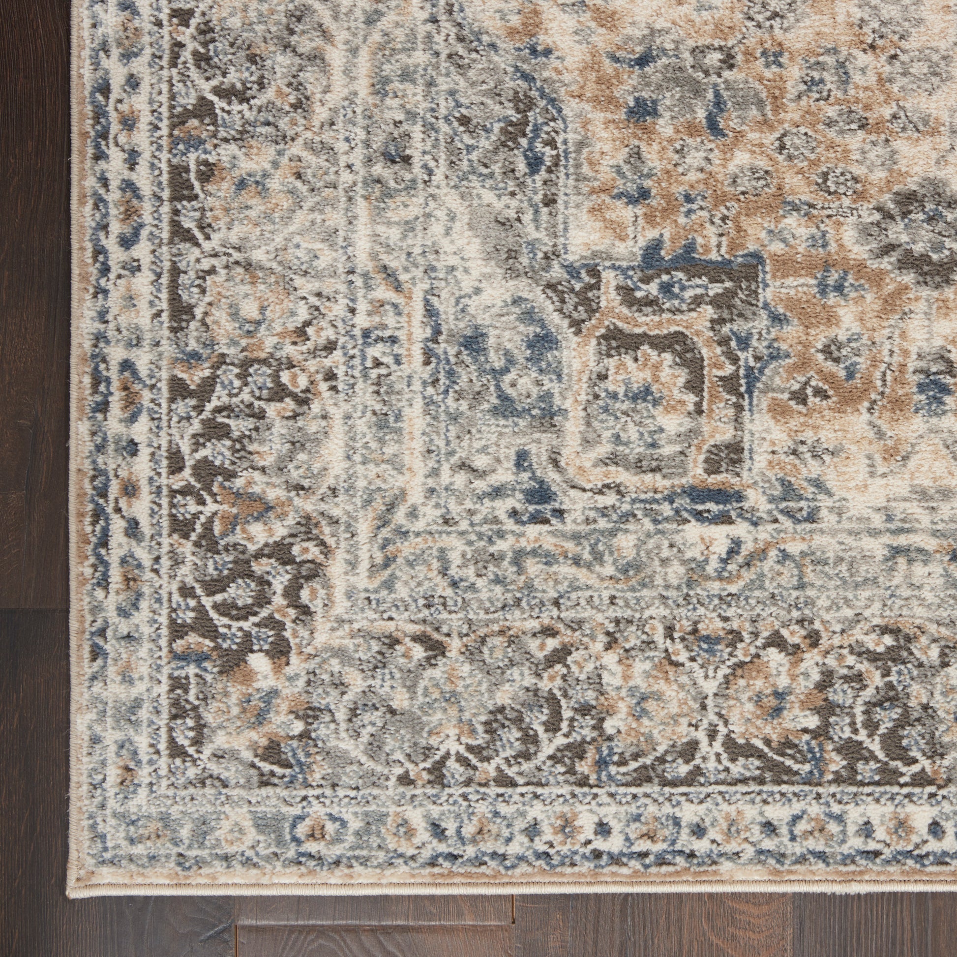 Nourison Home Quarry  Grey Ivory  Transitional