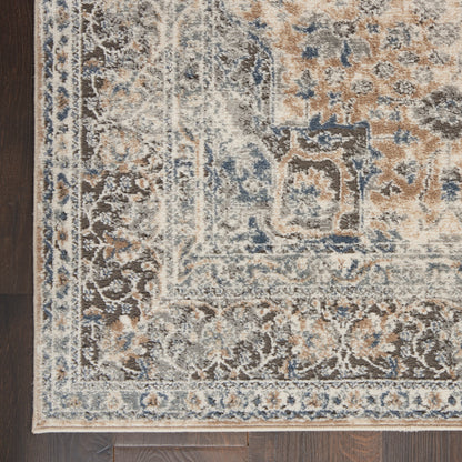 Nourison Home Quarry  Grey Ivory  Transitional