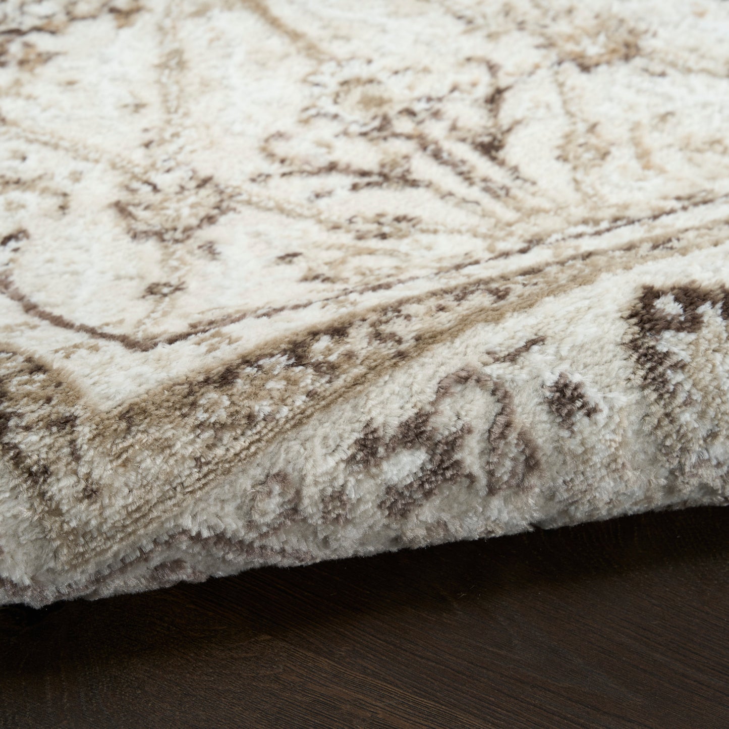 Nourison Home Dekor  Ivory Brown  Traditional