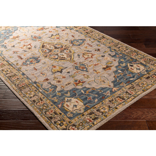 Surya Artemis AES-2301 Deep Teal Traditional Tufted Rug
