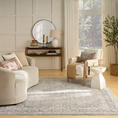 Nourison Home Retreat  Blue  Traditional
