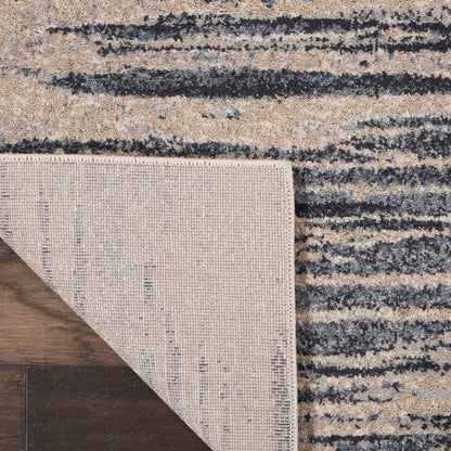 Nourison Home Moroccan Celebration  Blue Beige  Contemporary