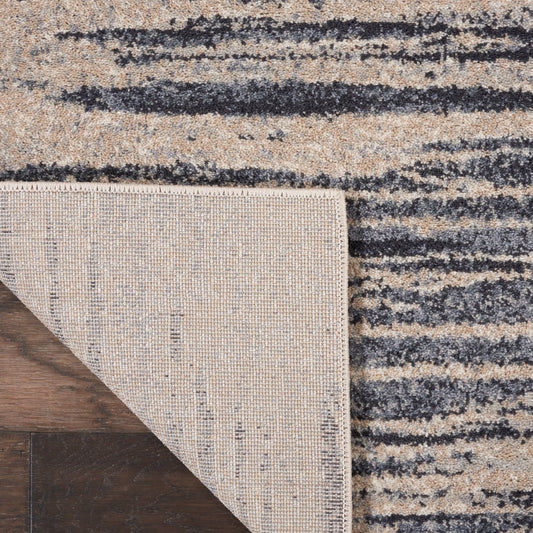 Nourison Home Moroccan Celebration  Blue Beige  Contemporary
