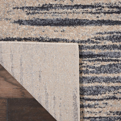 Nourison Home Moroccan Celebration  Blue Beige  Contemporary