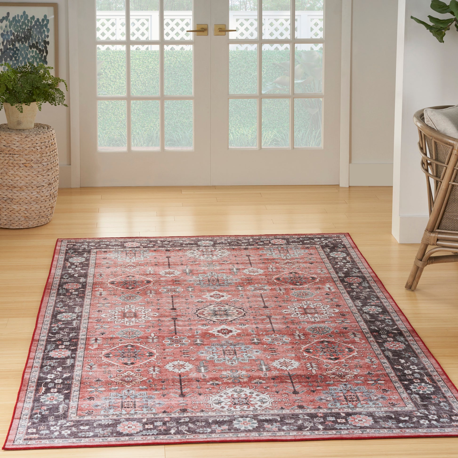 Nourison Home Fulton  Brick  Traditional
