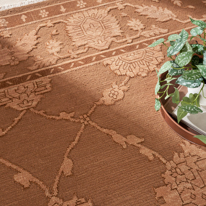 Nourison Home Silk Pointe  Brown  Traditional