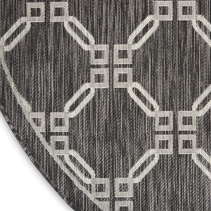 Nourison Home Country Side  Charcoal  Transitional