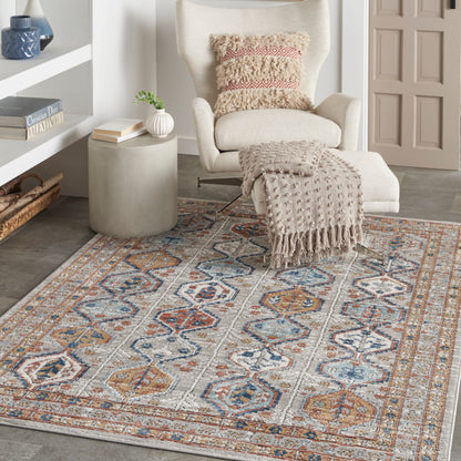 Nourison Home Quarry  Grey Multicolor  Contemporary