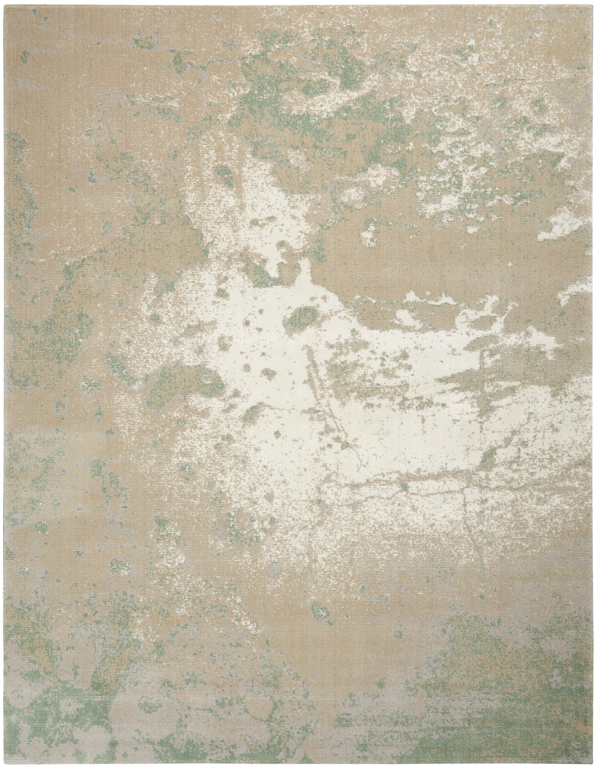 Nourison Home Twilight  Ivory Green  Contemporary