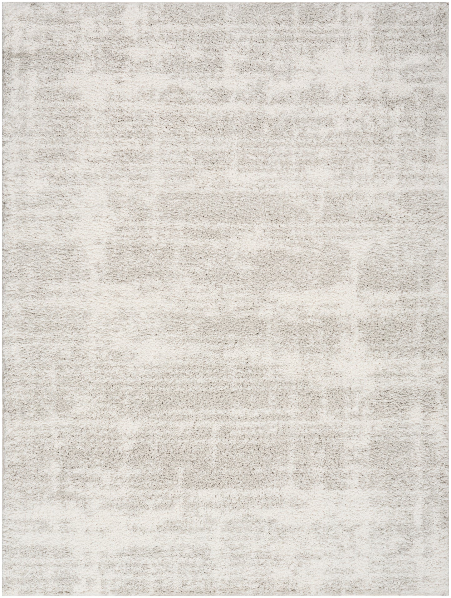 Nourison Home Modern Shag MMD04 Ivory Grey Contemporary Power-loomed Rug