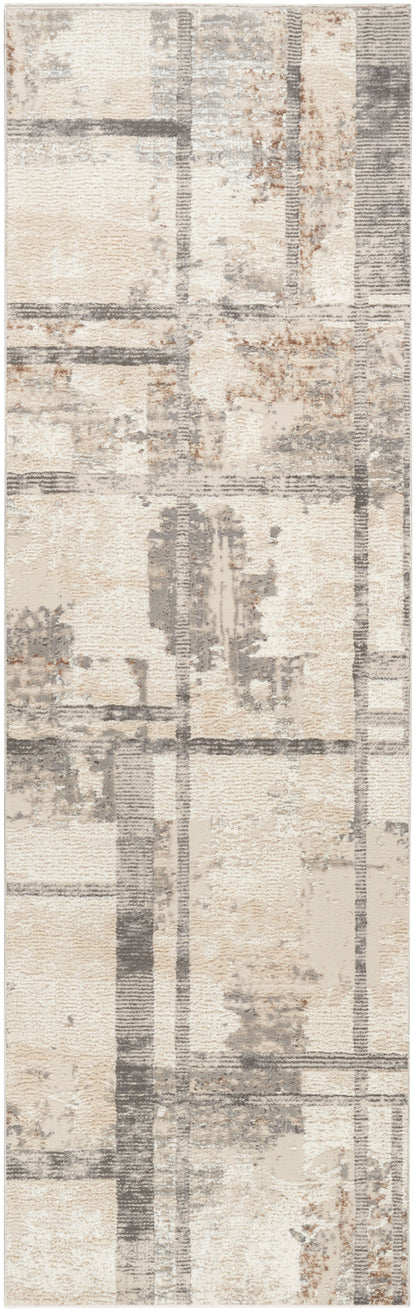 Nourison Home Sustainable Trends SUT02 Ivory Multicolor Contemporary Power-loomed Rug