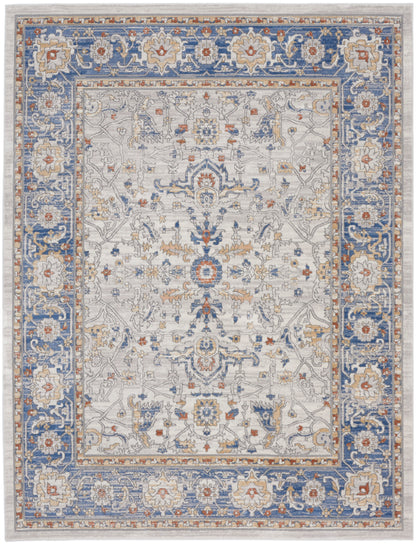 Nourison Home Series 4  Cream Blue  Traditional