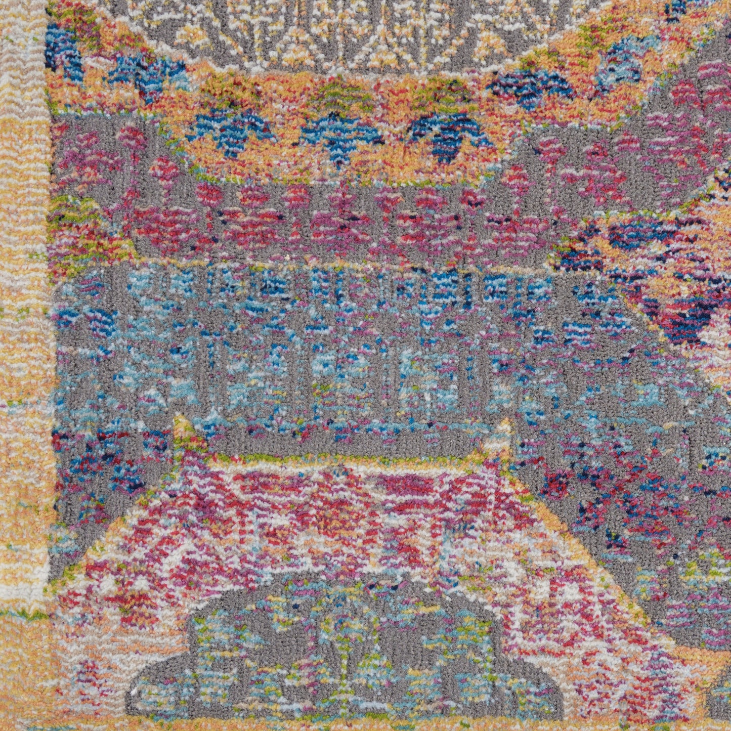 Nourison Home Ankara Global  Multicolor  Transitional