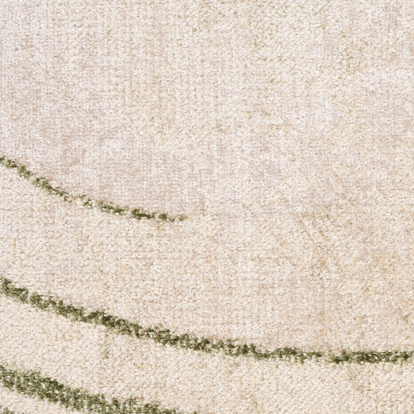 Nourison Home Astra Machine Washable  Beige Green  Contemporary