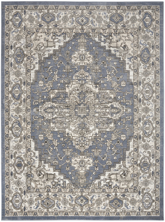 Nourison Home Quarry  Blue  Transitional