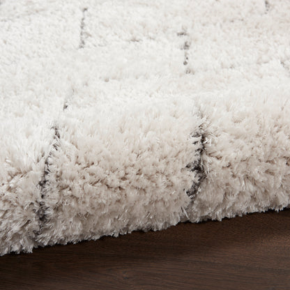 Nourison Home Dreamy Shag  Ivory Grey  Contemporary
