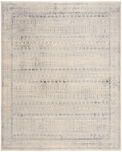 Nourison Home Sultana SLL04 Ivory Blue Traditional Machine Woven Rug