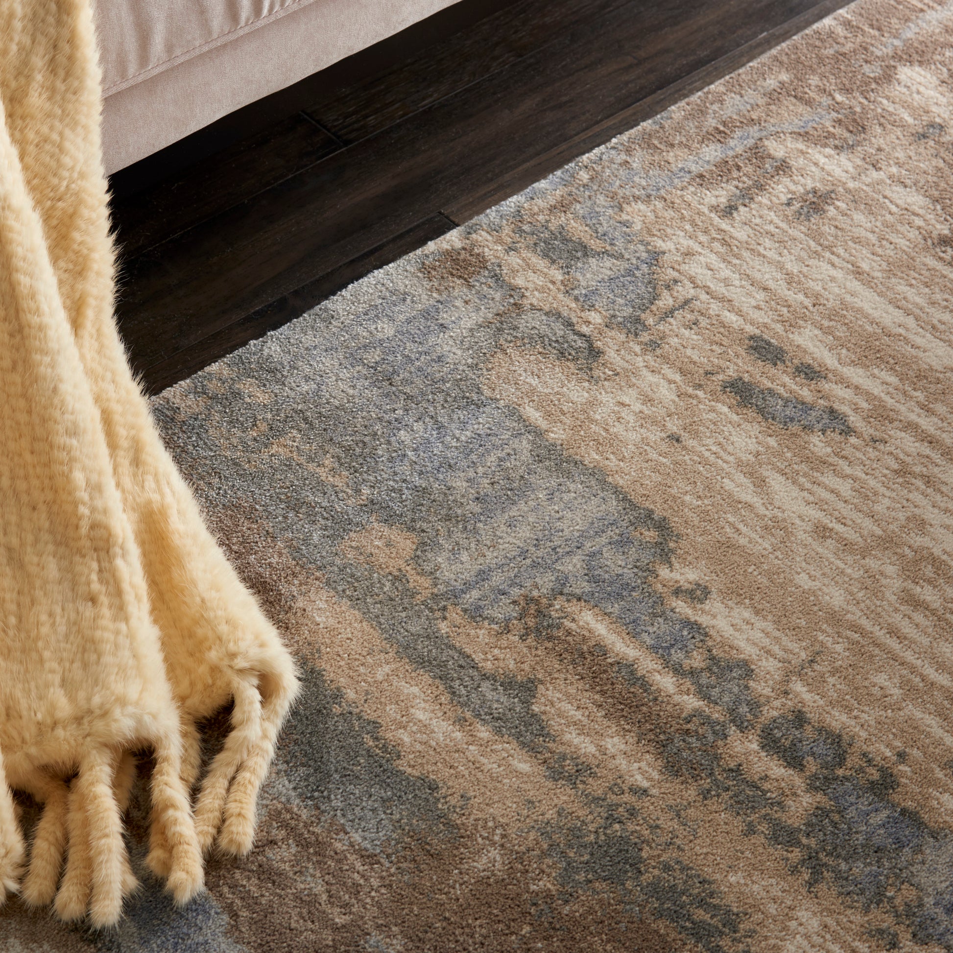 Nourison Home Moroccan Celebration  Grey Beige  Contemporary