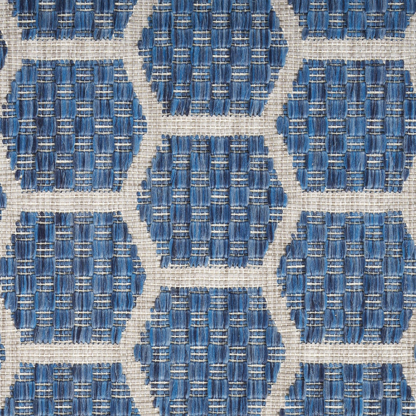 Nourison Home Twist Reversible  Blue  Contemporary