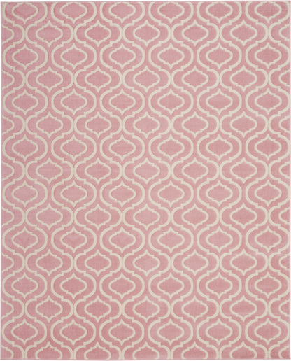 Nourison Home Jubilant JUB19 Pink Transitional Power-loomed Rug