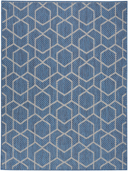 Nourison Home Horizon Indoor/Outdoor HOZ01 Denim Contemporary Power-loomed Rug