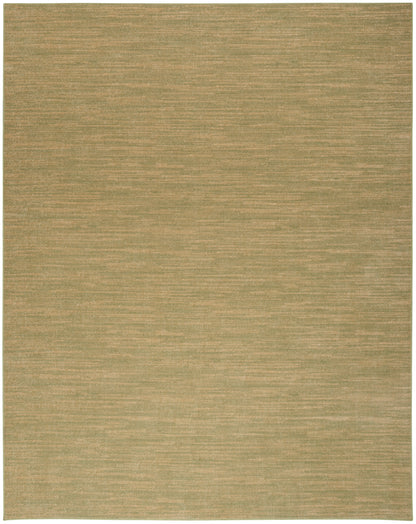 Nourison Home Nourison Essentials NRE01 Green Gold Contemporary Power-loomed Rug