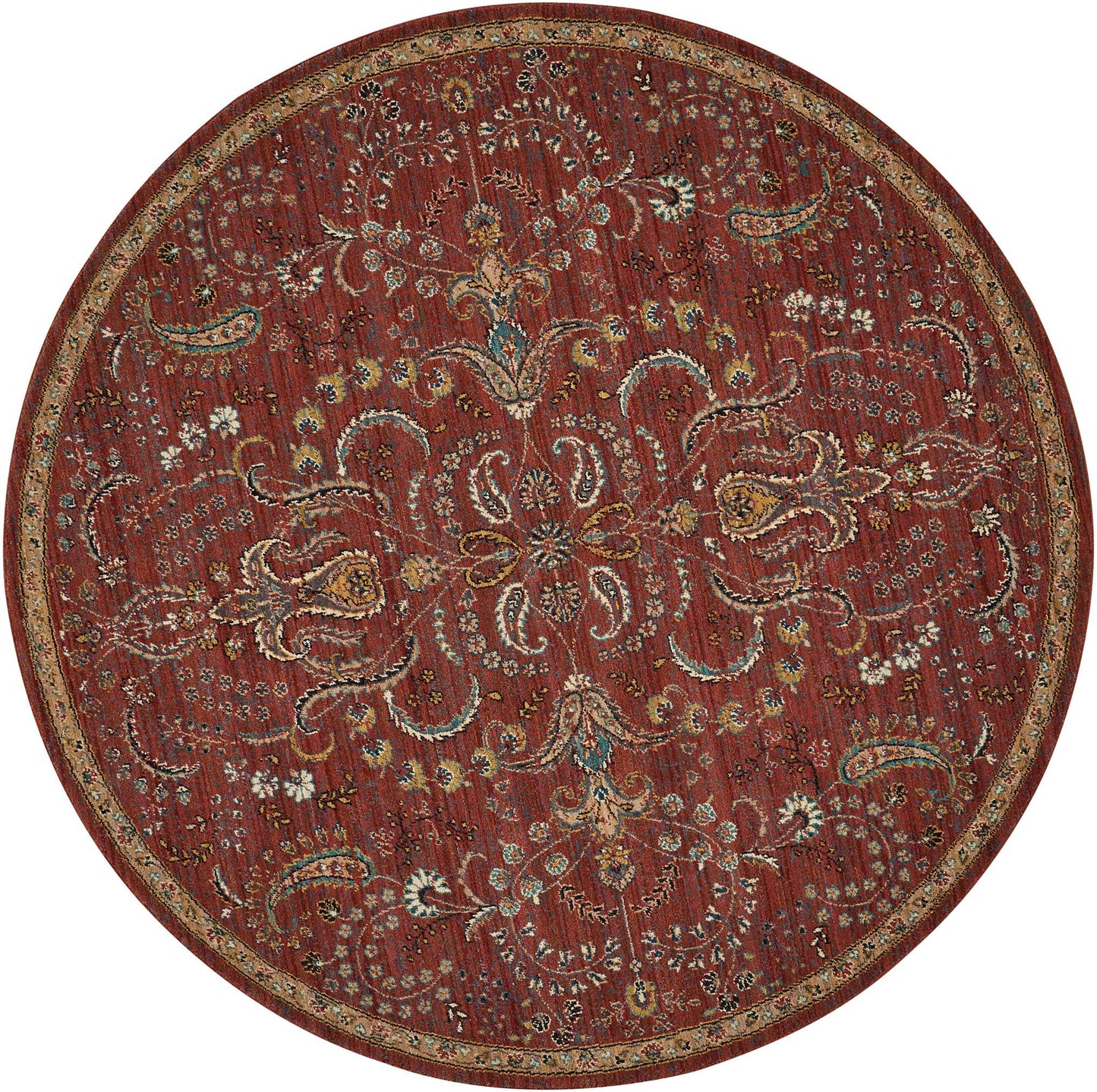 Nourison Home Nourison 2020 NR204 Brick Traditional Loomed Rug