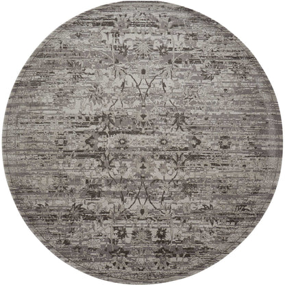 Nourison Home Twilight TWI01 Silver Transitional Power-loomed Rug