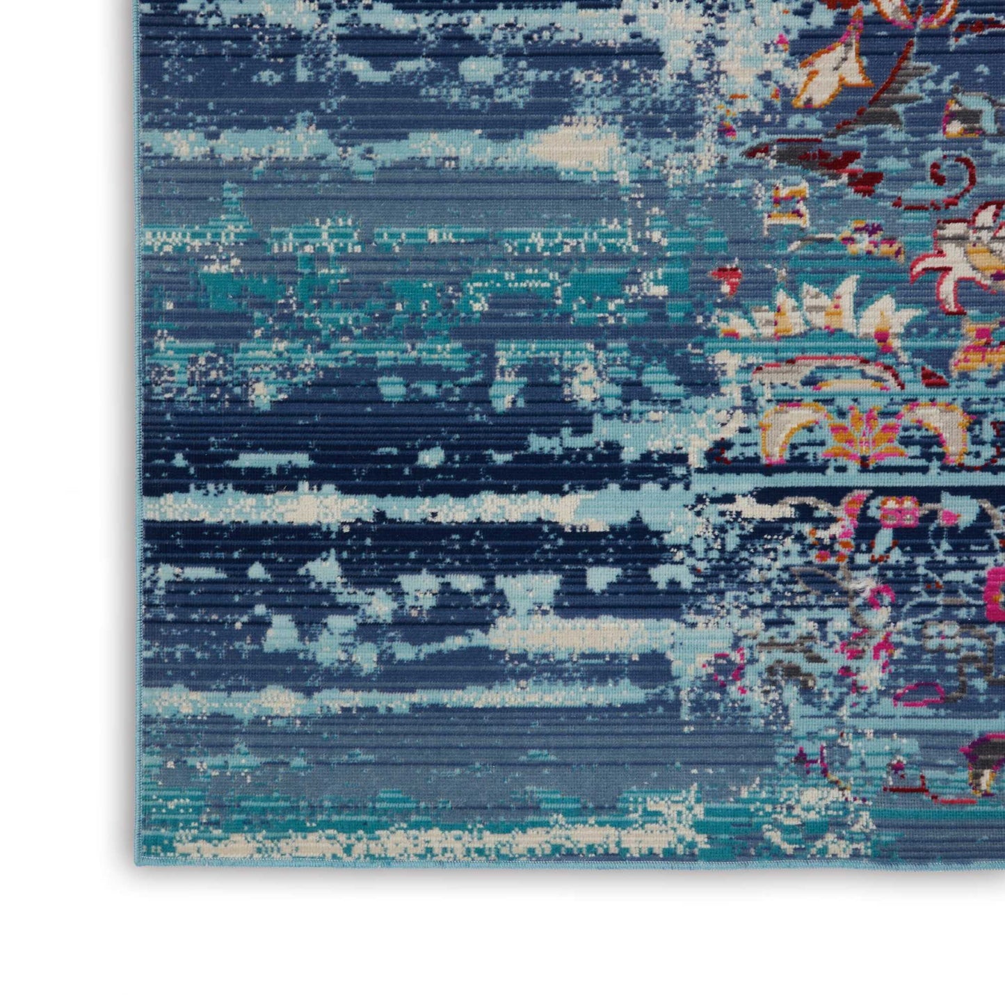 Nourison Home Vintage Kashan  Blue  Traditional