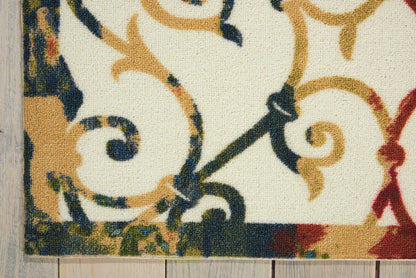 Nourison Home Home & Garden  Multicolor  Transitional