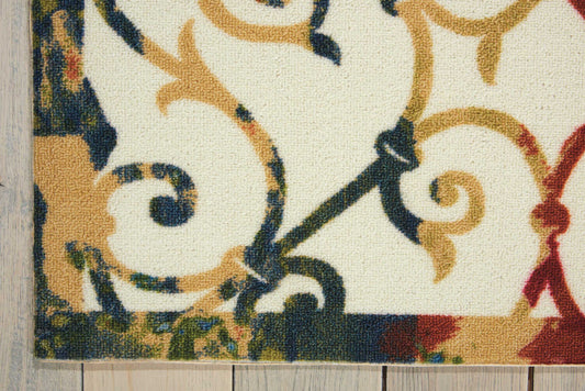 Nourison Home Home & Garden  Multicolor  Transitional