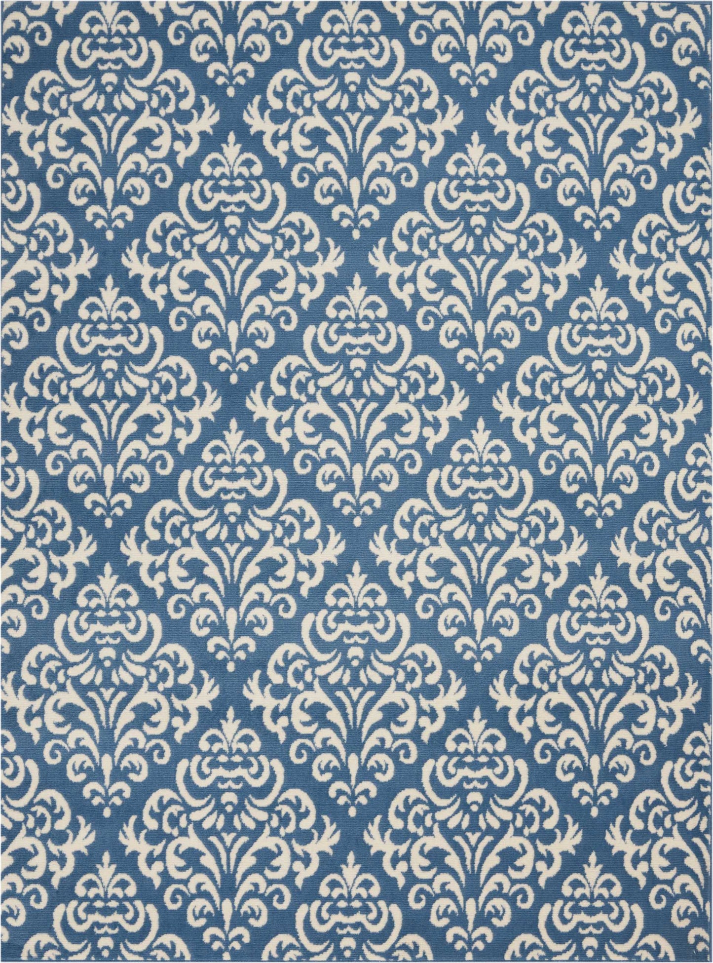 Nourison Home Grafix GRF06 Blue Transitional Power-loomed Rug