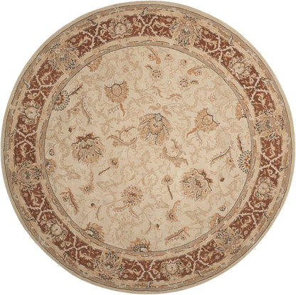 Nourison Home Heritage Hall HE27 Mist Traditional Tufted Rug