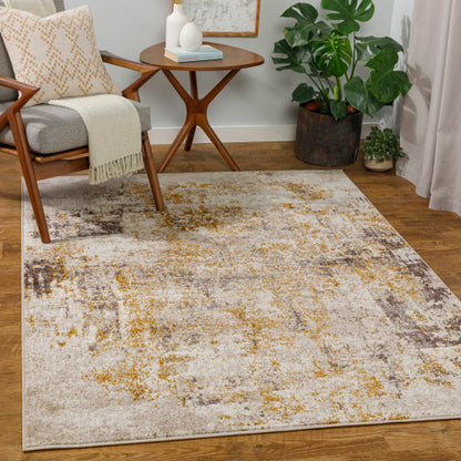 Surya Ankara AKR-2347 Mustard Modern Machinemade Rug