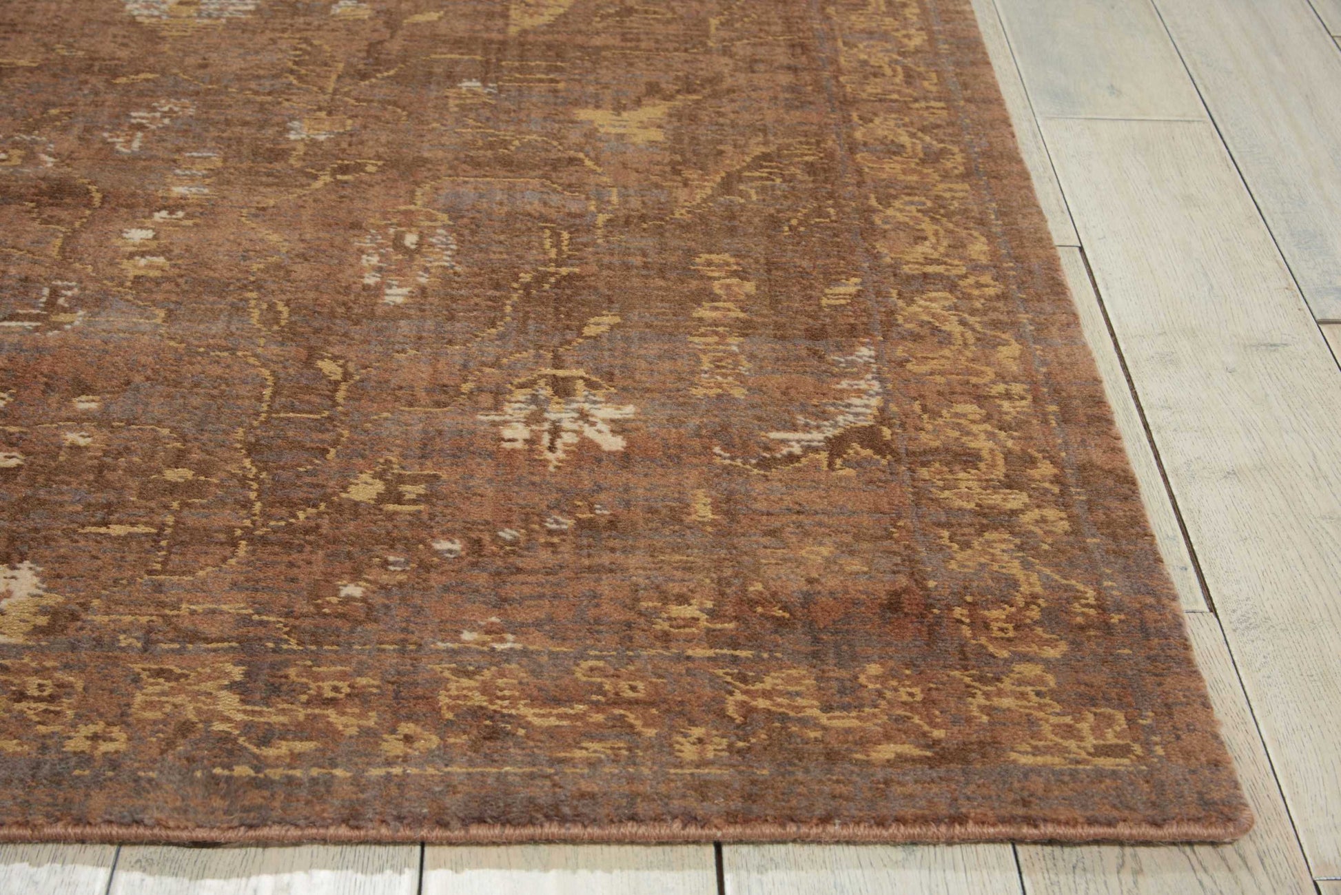 Nourison Home Silk Elements  Cocoa  Traditional