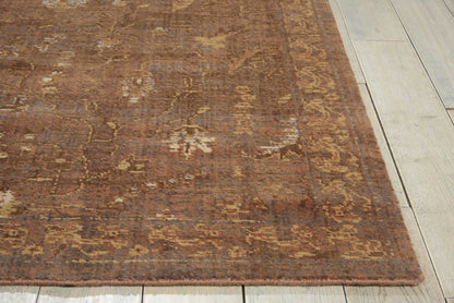 Nourison Home Silk Elements  Cocoa  Traditional