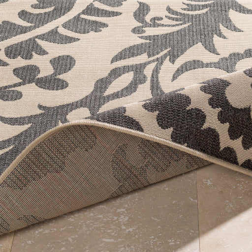 Surya Alfresco ALF-9612 Black Cottage Machinemade Rug