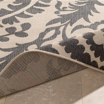 Surya Alfresco ALF-9612 Black Cottage Machinemade Rug