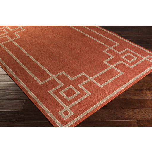 Surya Alfresco ALF-9631 Rust Cottage Machinemade Rug