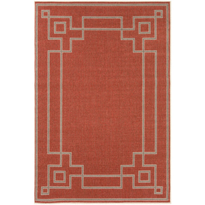 Surya Alfresco ALF-9631 Rust Cottage Machinemade Rug