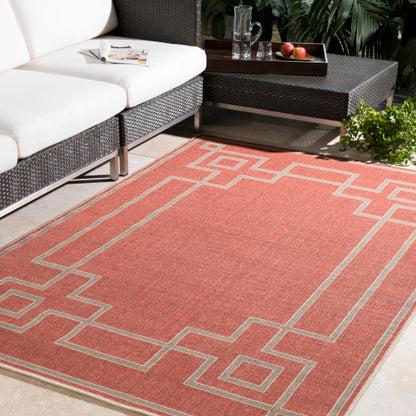 Surya Alfresco ALF-9631 Rust Cottage Machinemade Rug