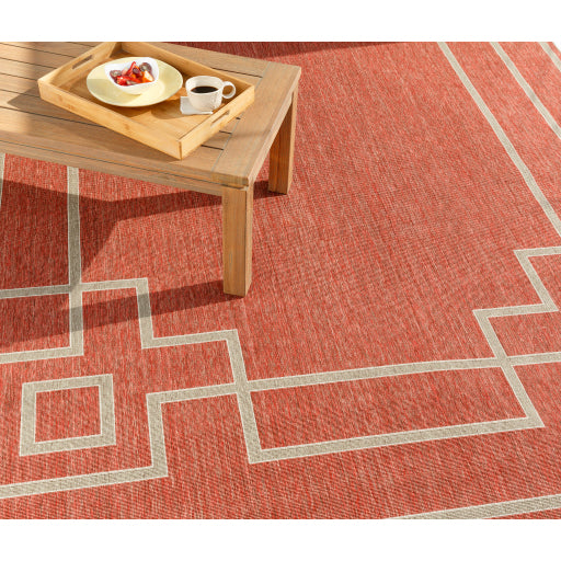 Surya Alfresco ALF-9631 Rust Cottage Machinemade Rug
