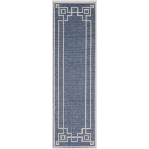 Surya Alfresco ALF-9654 Dark Blue Cottage Machinemade Rug