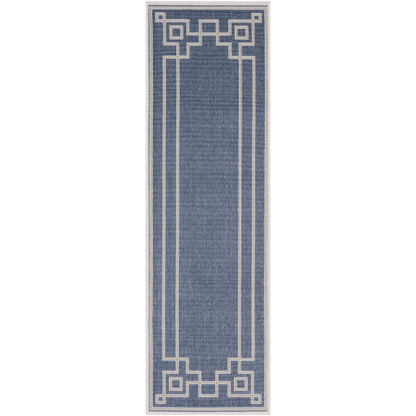 Surya Alfresco ALF-9654 Dark Blue Cottage Machinemade Rug